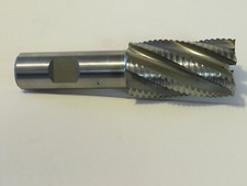 1/" 5 Flute 2/" LOC Cobalt TiCN Fine Pitch Roughing End Mill Center Cut Melin USA