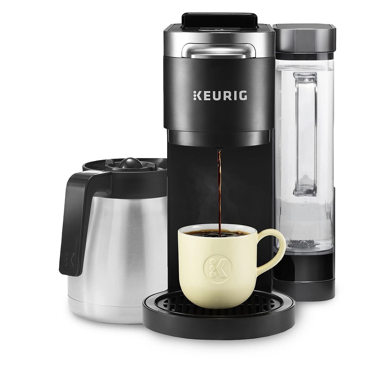 Keurig - K Duo Special Edition Single Serve K-Cup Pod Coffee Maker - Silver