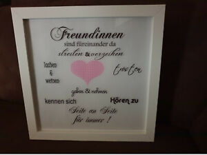 Led Bilder Freunde Geschenke Deko Freundschaft Beste Freundin Wohnzimmer Lichter Ebay