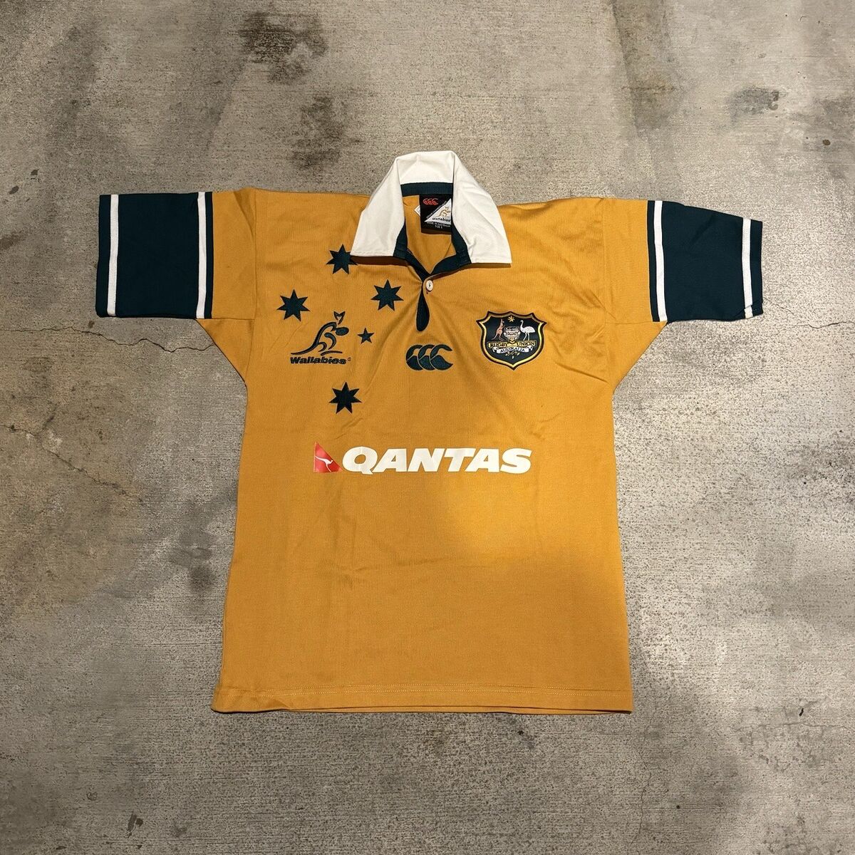 90s Canterbury Wallabies Jersey ラガーシャツ Vintage Canterbury Of New Zealand Wallabies Australia Rugby