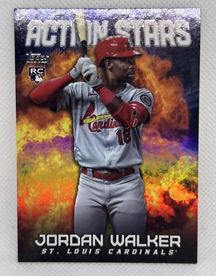 2023 Topps Update #AS-12 Jordan Walker Action Stars