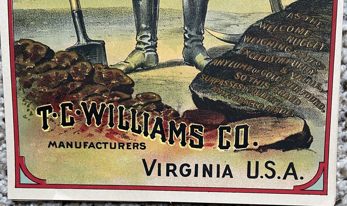 T C Williams Tobacco Company Advertisement