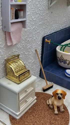 1:12th Scale Dolls House furniture Dog Grooming Box, Dolls, Animals Complete Set - Picture 7 of 10