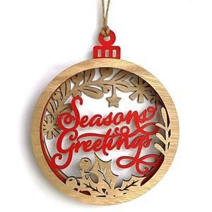 Détails Sur Grand Pendentifs Lettre En Bois Joyeux Noel 3d Boule De Noel Decor De Pendais 5e