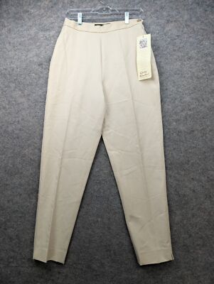 Esprit de Corps x Susie Tompkins Pants Womens 10 Beige High Rise Trouser Vintage