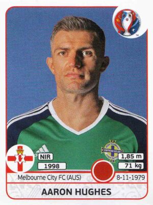 Panini Sticker Fußball EM Euro 2016 Nr. 329: Aaron Hughes Northern Ireland Bild
