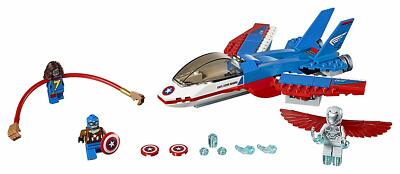 LEGO 76076 Marvel Super Heroes Captain America Jet Pursuit 160