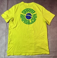 Nike Soccer Futbol Brasil Garra Brasilera T-Shirt Tee Men’s Size Large Yellow
