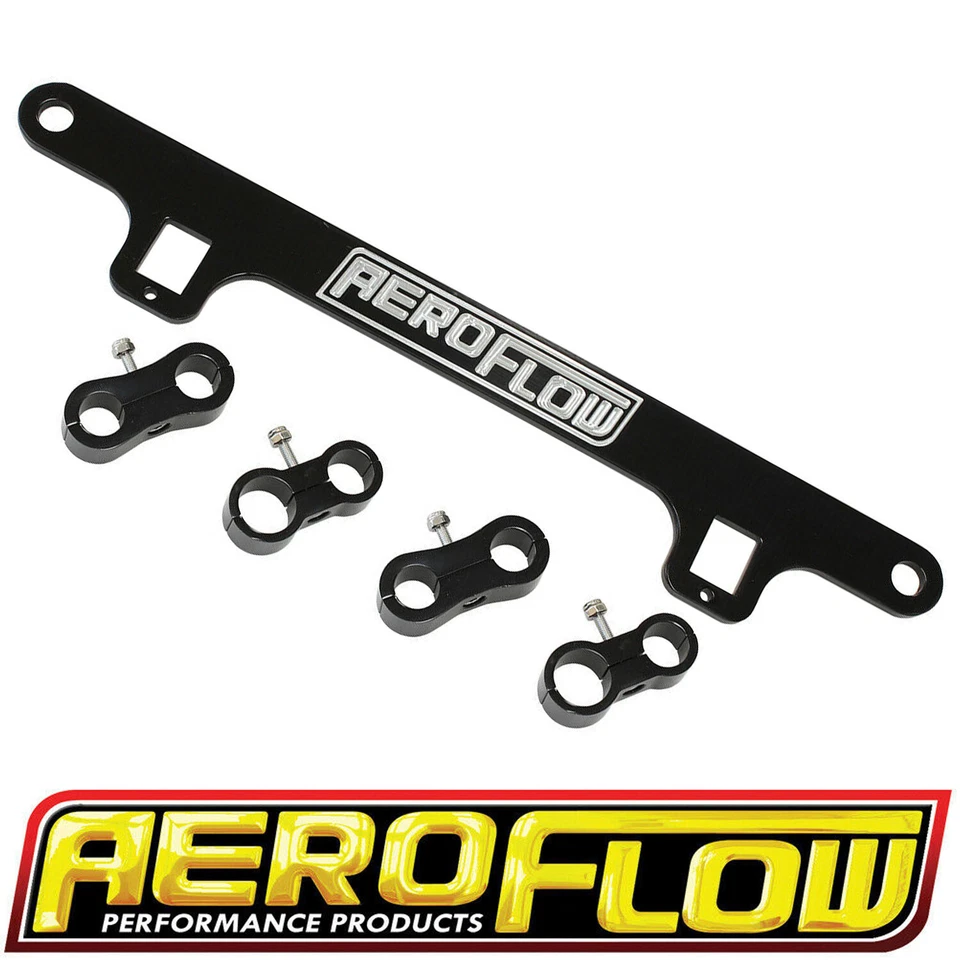Aeroflow Water & Oil Feed Line Bracket Suit Ford XR6 Turbo Barra 4L BA BF FG FGX