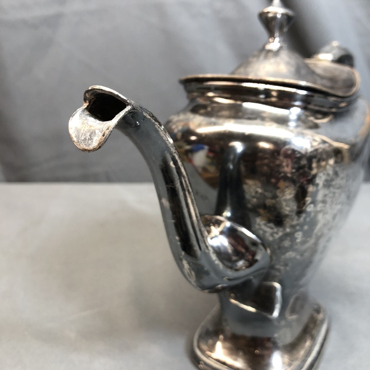 Antique Silverplate Teapot 1847 Rogers Bros 8