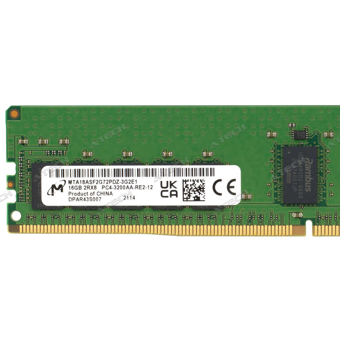 Micron 16GB DDR4 MTA18ASF2G72PDZ-3G2 3G2E1 3G2J1 3G2J3 3G2R1