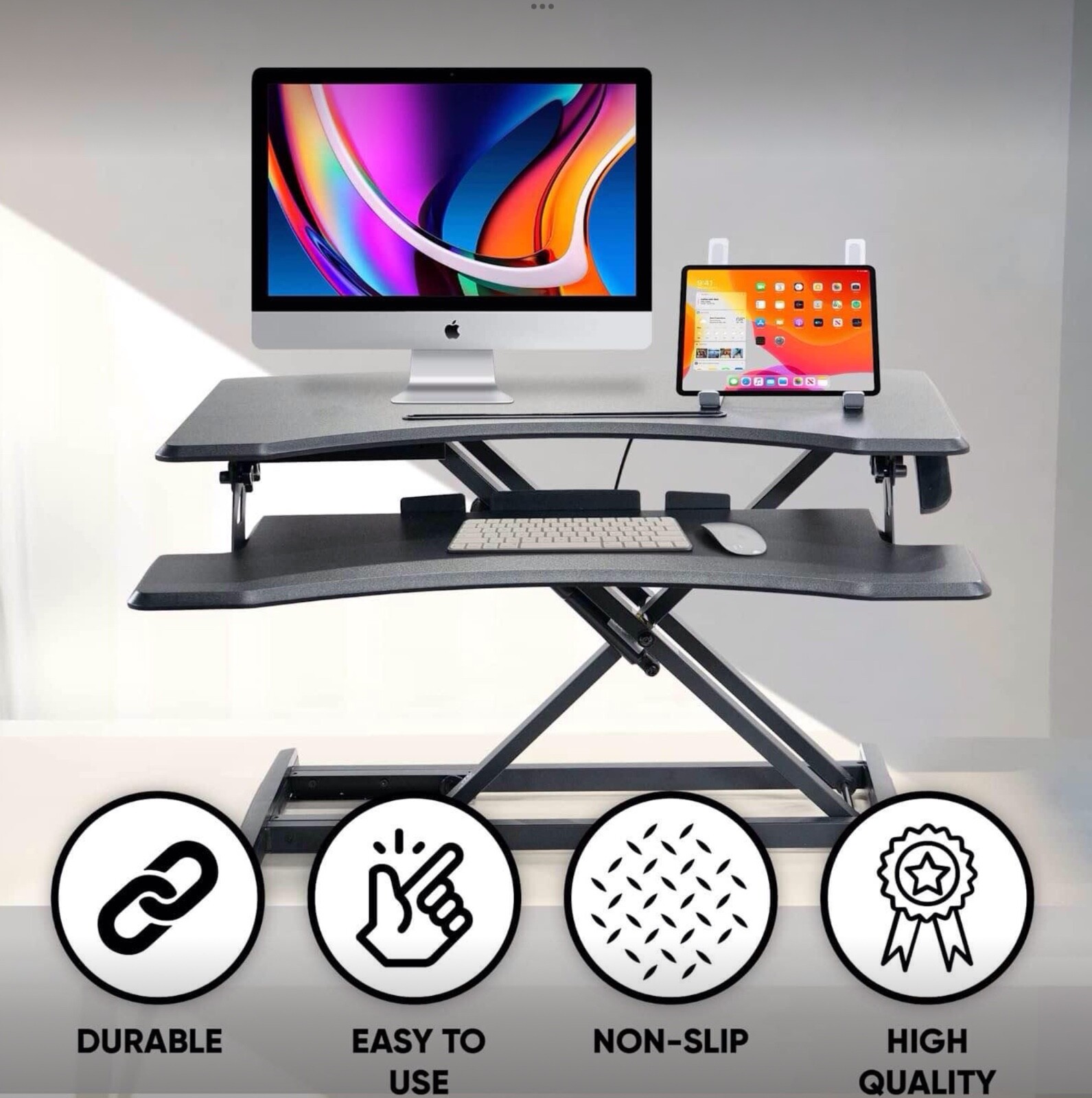 Mio Office Adjustable Standing Desk Converter-image