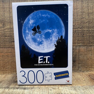 Spin Master Cardinal Blockbuster 300 Piece Jigsaw Puzzle E.T. Movie Poster