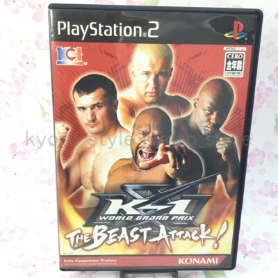 Used Ps2 Playstation 2 K 1 World Grand Prix The Beast Attack Japan Import Ebay