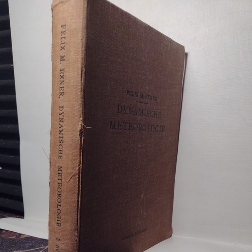 Dynamische Meteorologie by Felix M. Exner -1925 -German Antique Science Liter. - Picture 3 of 14