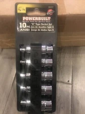 PowerBuilt - 10 pc [1/4" & 3/8 Drive] 6-Point Metric Socket Set Part # 648867