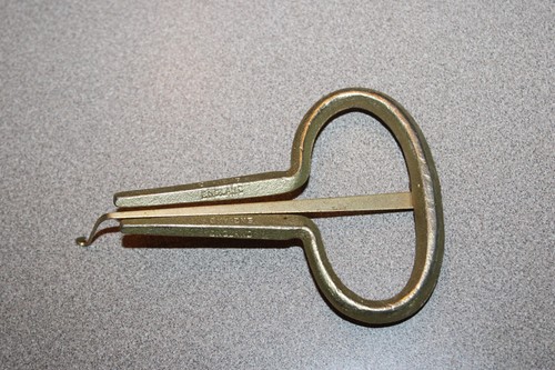 Vintage Goldton Judenkiefer Saft Mund Ozark Harfe England Musikinstrument - Bild 4 von 13
