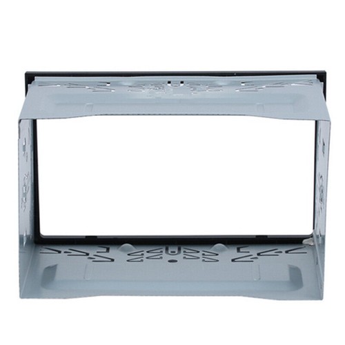 Double 2Din Radio Stereo Install Bezel Panel Mount Dash Kit Fit For Car SUV - Foto 7 di 9