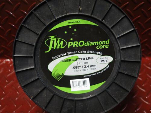 PRO CORE high strength 2.4mm  2.5 mm Trimmer Brushcutter line 3Lb  SQUARE - Picture 1 of 3