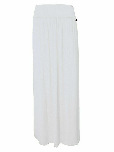 Womens Ladies Celeb Fold Over Waist Full Length Jersey Gypsy Maxi Skirt 8-26 - Picture 21 of 22