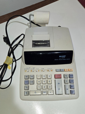 Sharp EL-1197P/EL-1197PIII 12-Digit 2-Color Ribbon Printing Desktop Calculator