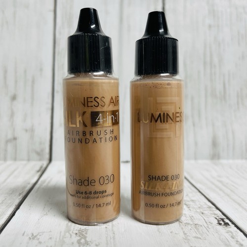 Luminess Airbrush Silk 4-In-1 Shade 030,Foundation .50oz~Sealed