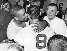 Boston Red Sox Owner Tom Yawkey right Carl Yaz Yastrzemski ce- Boston Old Photo