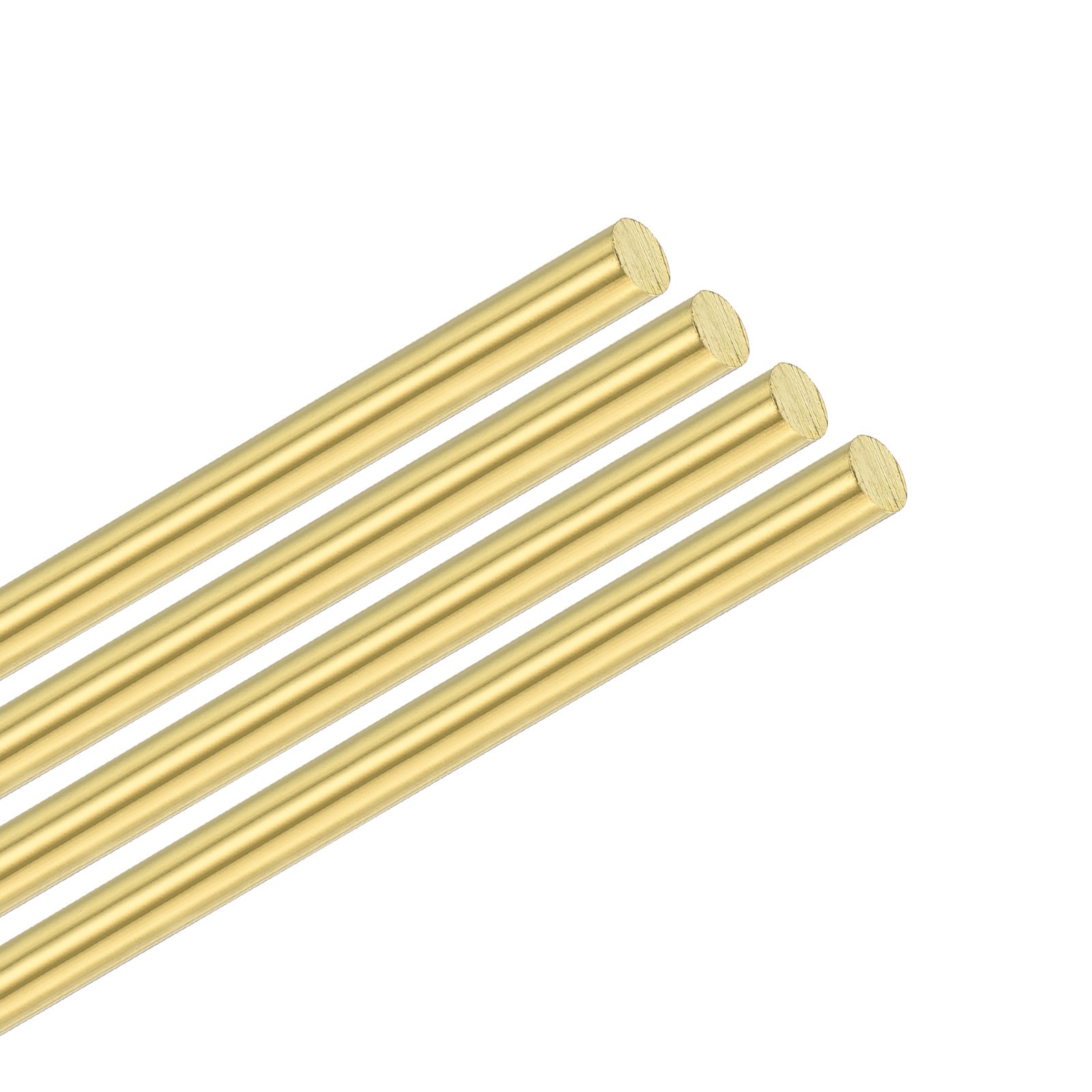 Varilla de latón sólido para mangos de cuchillo, 4 uds, 3x300 mm, H59