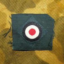 Original WW2 German Army Bevo Woven Cockade for M-43 & Schiffen Caps