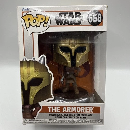 Funko Pop! The Armorer 668 The Mandalorian Star Wasr Disney Vinyl Figure Toy