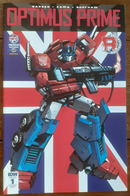 OPTIMUS PRIME #1, KEI ZAMA VARIANT COVER, IDW PUBLISHING, NOVEMBER 2016, VF