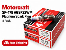 8x Motorcraft Sp479 Agsf22wm Platinum Spark Plugs Ford Excursion 5.4l 2000-05 8x Motorcraft Sp479 Agsf22wm Platinum Spark Plugs Ford Excursion 5.4l 2000-05