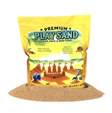 Play Sand for - 10 lbs, Soft  Non-Natural Sand for Indoor and Outdoor Use