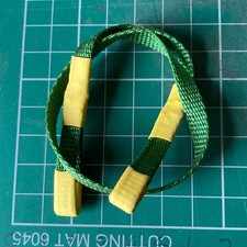 1/10th scale RC crawler accessories,  Green and yellow tree saver strap
