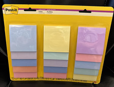 Post It Super Sticky Notes, 3x3,Pastel Colors, 15 Pads /45 notes each