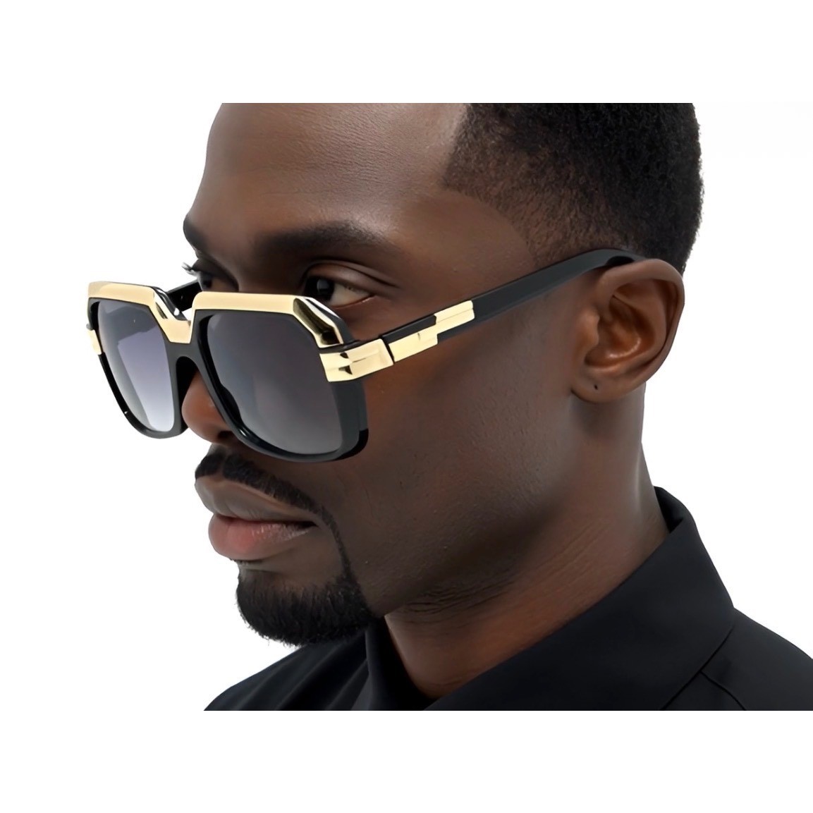Gazelle Sunglasses For Men Square 80's 90's Hip Hop Rapper