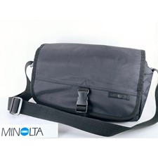  Near MINT Genuine Minolta Camera Lens Shoulder Bag Nylon Black From Japan