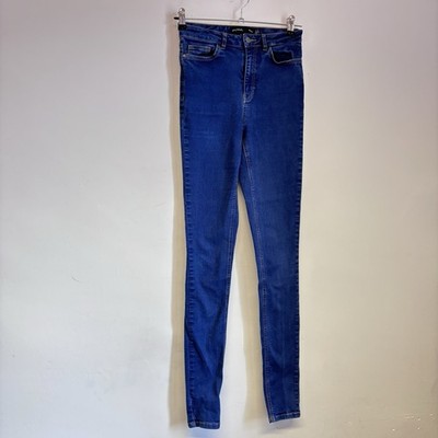 Long Tall Sally Skinny Jeans Größe 10 L36'' blau Denim Baumwolle Stretch Capsule Tall