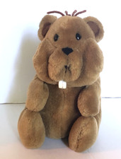 Dakin Beaver Plush By Barbara Alexander 8  Stuffed Animal Vintage 1984 Prop EUC