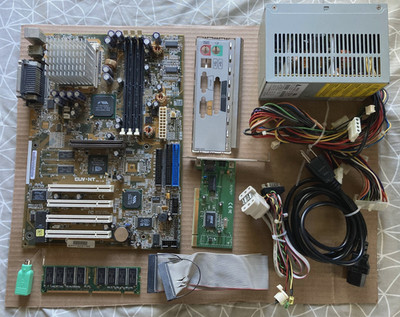 ASUS CUV-NT (HP OEM) Motherboard, RAM, CPU, PSU Bundle