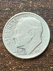 1958 d  Roosevelt silver dime a extra fine coin .pulse a silver suprise
