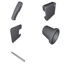 Supporto Cuffie per Amplificatore Fiio E10K AMP Integrato Stampato 3D