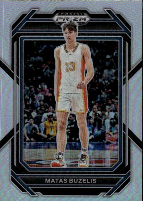 2023 Panini Prizm Draft Picks Matas Buzelis #13 Silver NBA G League Ignite 3L