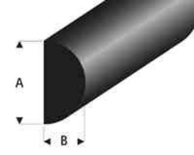 `Raboesch - Rubber Fender Profile Square 10X5,2 Mm L=2M` TOY NEW