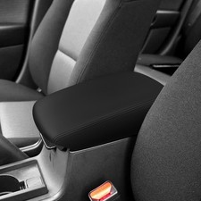 Black Interior Center Console Armrest Box Cover Leather Pad For Mazda 3 2008