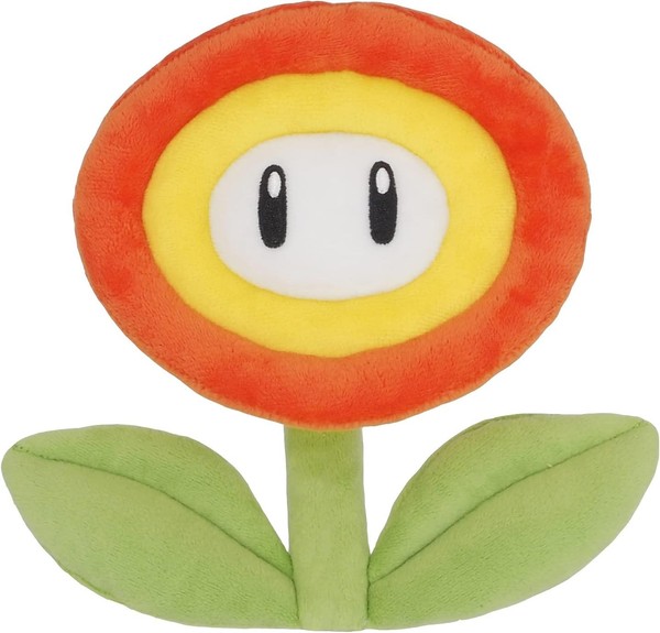"Little Buddy Super Mario Bros Fire Flower 6\" PlüSchtier - Neu"-image