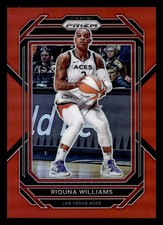 Riquna Williams 2023 Panini Prizm WNBA Red #/199 #128