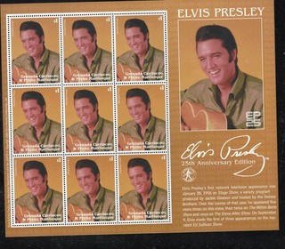 GRENADA GRENADINES #909 912 ELVIS PRESLEY MINT VF NH O.G SHT9 (