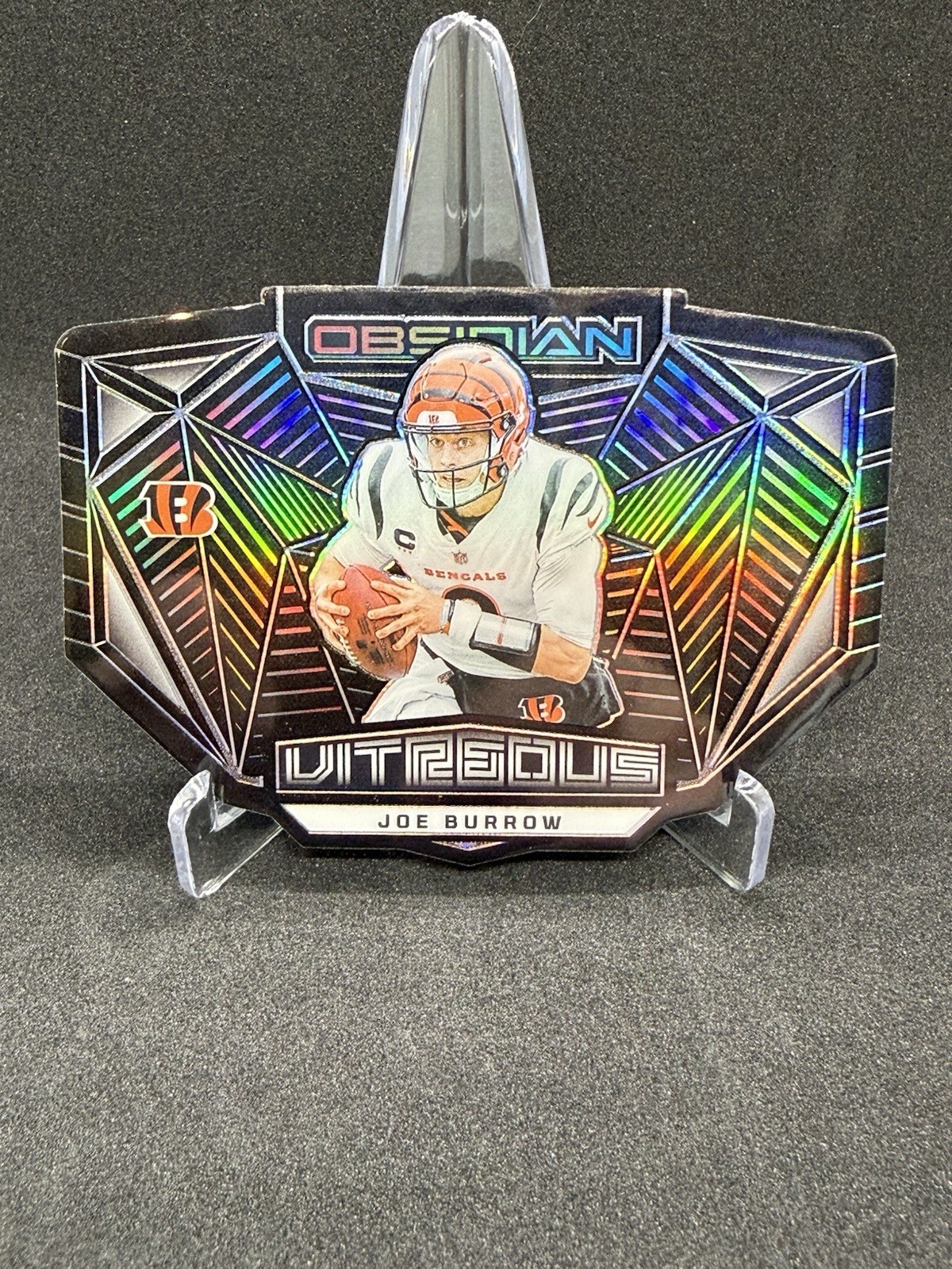 Joe Burrow 2023 Obsidian Vitreous Die Cut