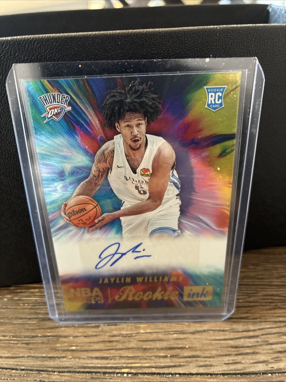 2022-23 Panini NBA Hoops - Rookie Ink Jaylin Williams #RI-JYW (AU, RC)